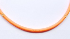 Elastische Sport Halskette M-Stile Orange 55 cm