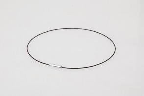Phiten Rakuwa Halskette Wire Model Air (40cm) Silber
