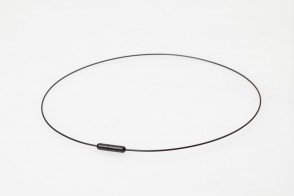 Phiten Rakuwa Halskette Wire Model Air (50cm) Schwarz
